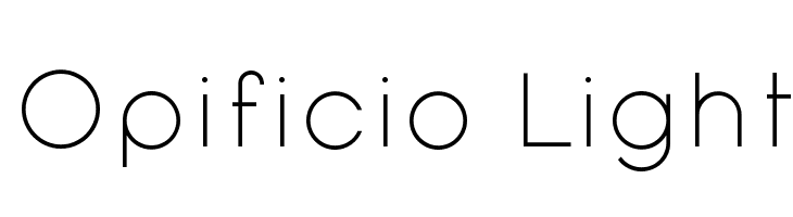 Opificio Light Font