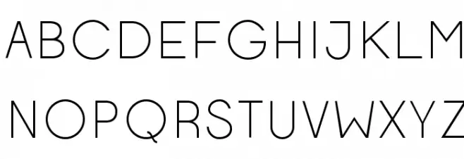 Opificio Light 字体 大写