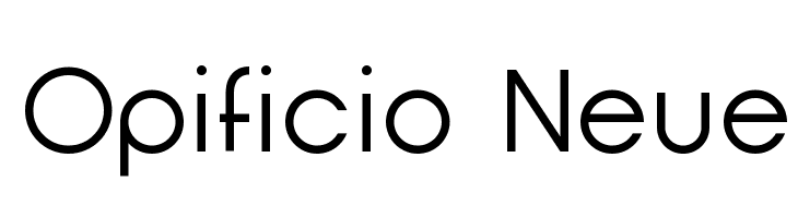 Opificio Neue Font