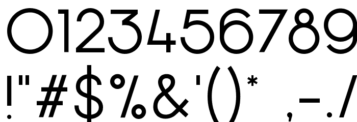 Opificio Neue Font OTHER CHARS