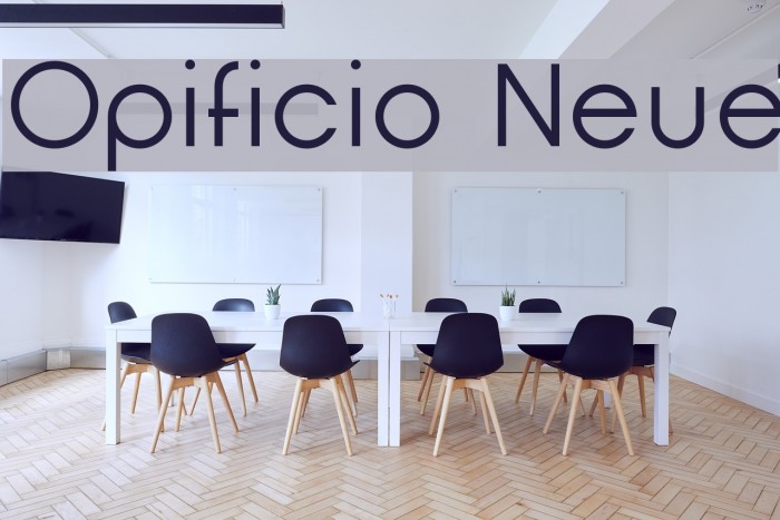 Opificio Neue Font examples