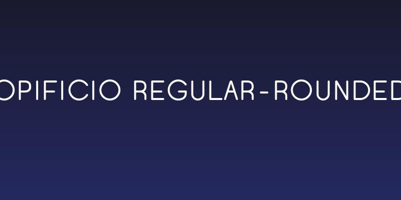 Opificio Regular-Rounded Social Header