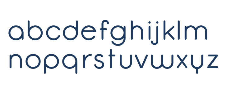 Opificio Regular-Rounded Lowercase
