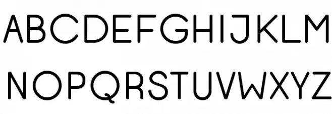 Opificio Regular-Rounded फ़ॉन्ट अपरकेस