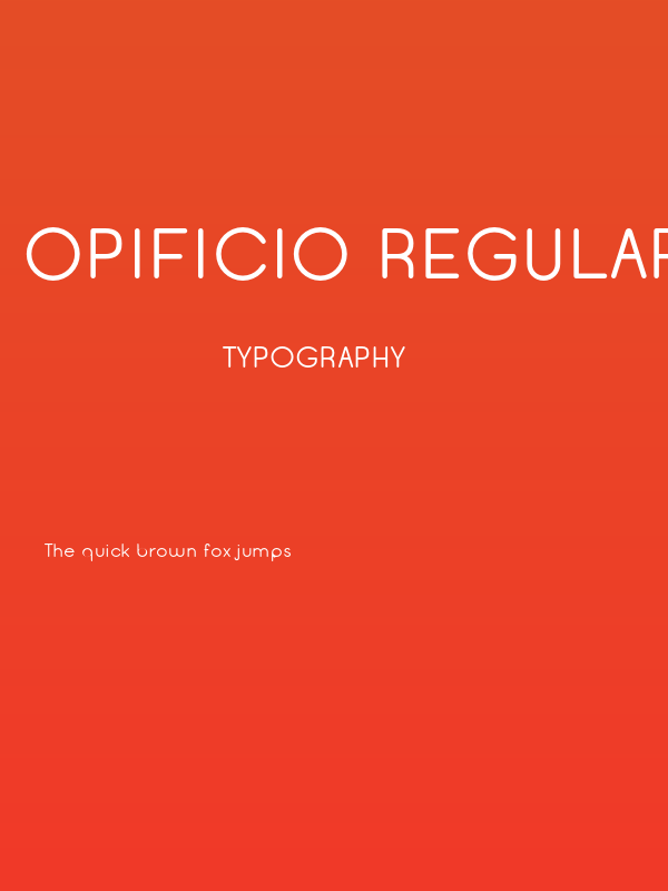 Opificio Regular-Rounded Poster