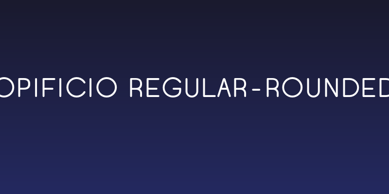 Opificio Regular-Rounded Social Header