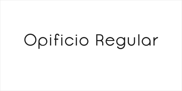 Opificio Regular Logo