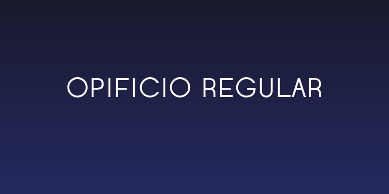 Opificio Regular Social Header