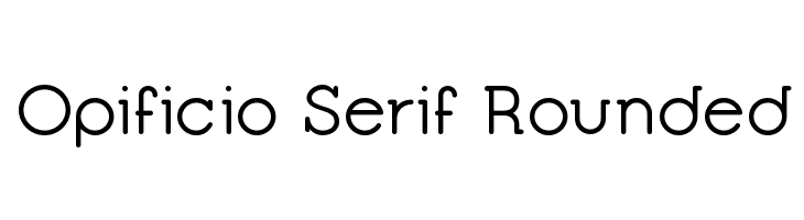 Opificio Serif Rounded Font