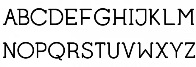 Opificio Serif Rounded Schriftart Groß
