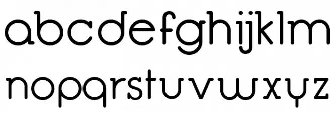 Opificio Serif Rounded फ़ॉन्ट लोअरकेस