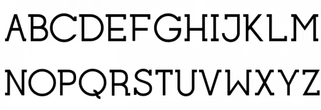 Opificio Serif 字体 大写