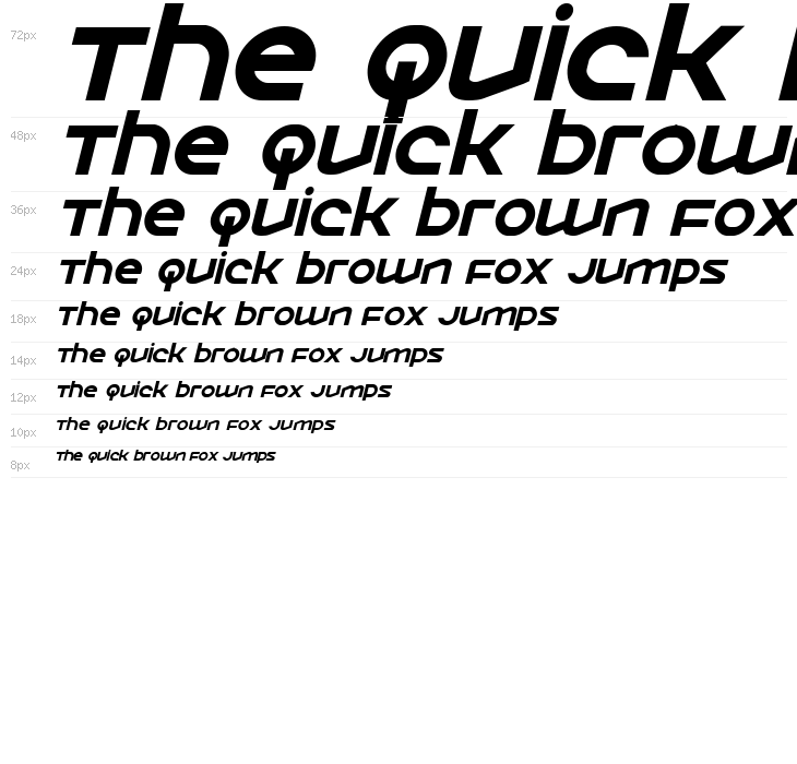 Opilio Bold Italic Waterfall
