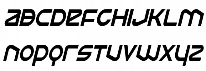 Opilio Condensed Italic Шрифта ВЕРХНИЙ