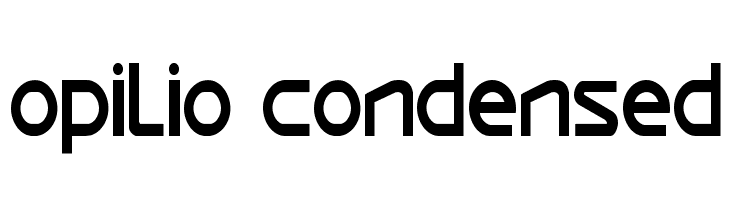 Opilio Condensed  Descarca Fonturi Gratis