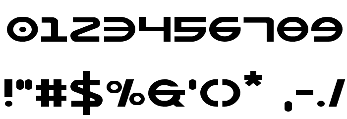 Opilio Expanded Font OTHER CHARS
