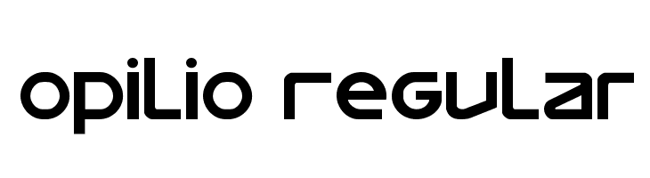 Opilio Regular  免费字体下载
