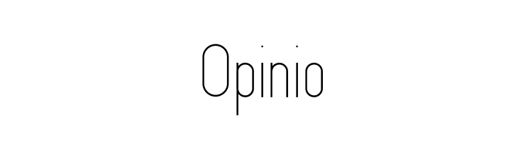 Opinio Font