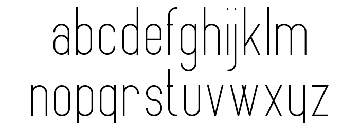 Opinio Font LOWERCASE