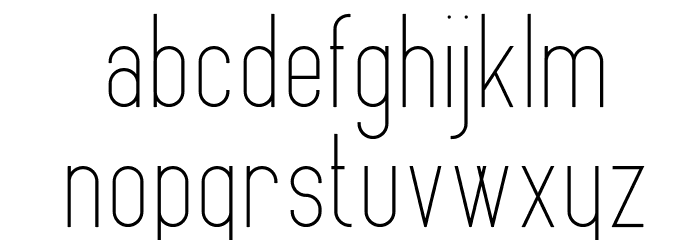 Opinio Font LOWERCASE