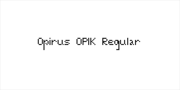Opirus OPIK Regular Logo