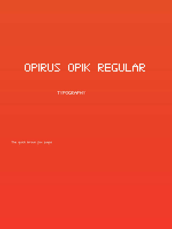 Opirus OPIK Regular Poster