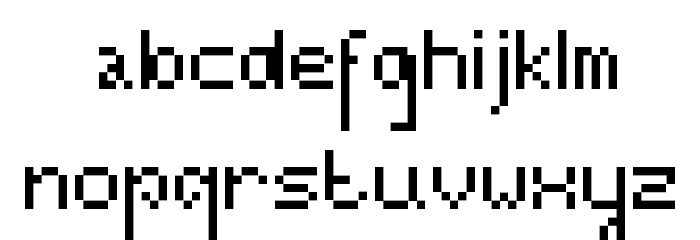 Opirus OPIK Regular Font LOWERCASE