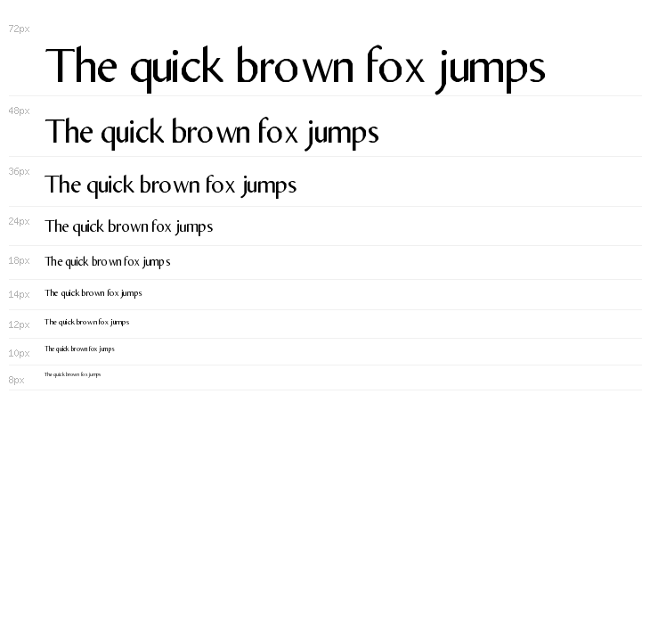 Opirus Semi-Serif Regular Waterfall