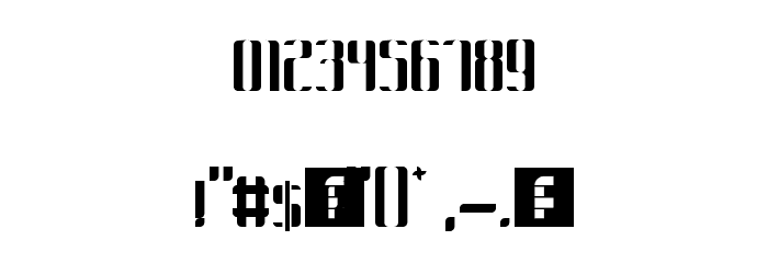 Opium Roadie Regular Font OTHER CHARS