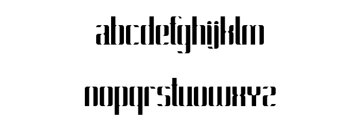 Opium Roadie Regular Font LOWERCASE