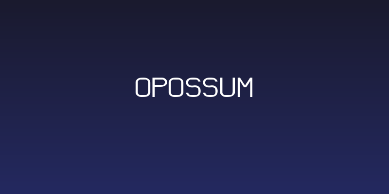 Opossum Social Header