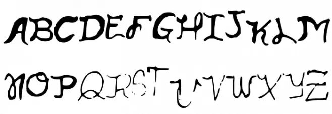 OppaGelaStyle 字体 大写