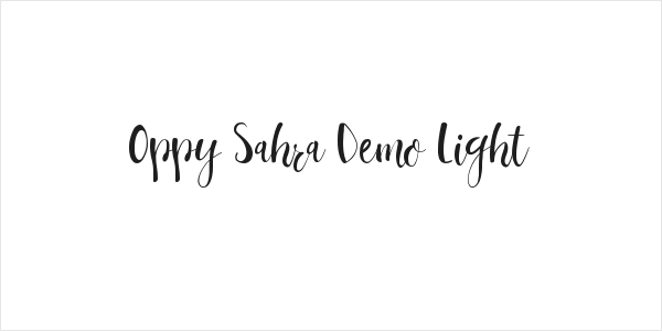 Oppy Sahra Demo Light Logo