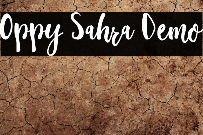 Oppy Sahra Demo Example 3