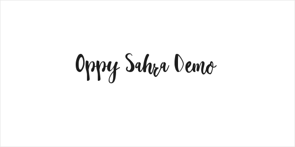 Oppy Sahra Demo Logo