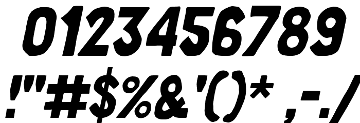 Opsilon Italic Font OTHER CHARS