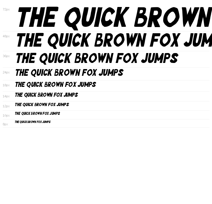 Opsilon Italic Waterfall