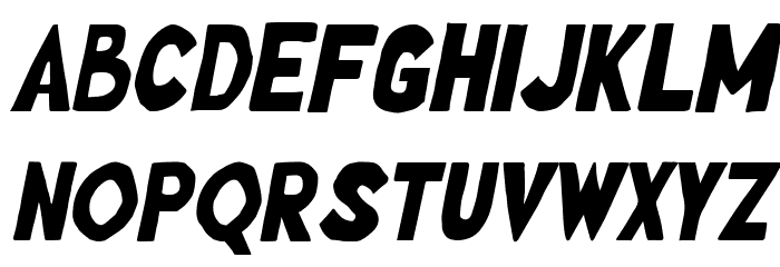Opsilon Italic Font LOWERCASE