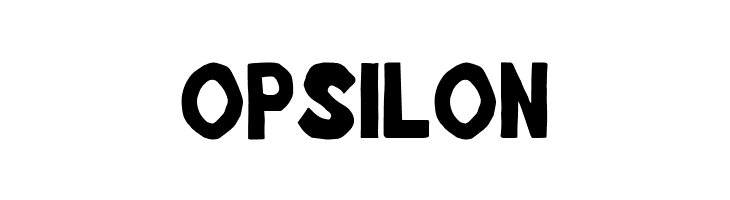 Opsilon  font caratteri gratis