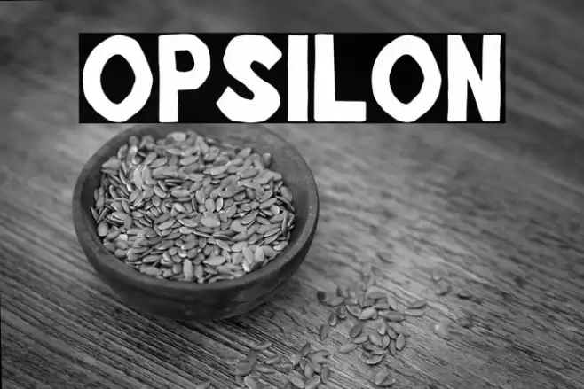 Opsilon Font examples