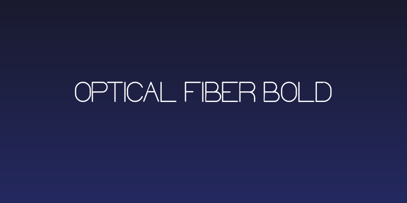 Optical Fiber Bold Social Header