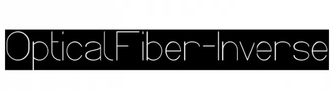 Optical Fiber-Inverse  Frei Schriftart Herunterladen