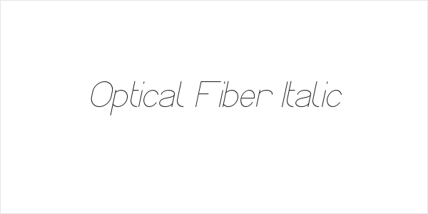 Optical Fiber Italic Logo
