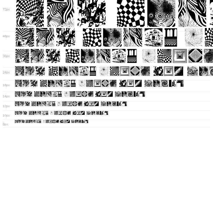 OpticalArt Waterfall