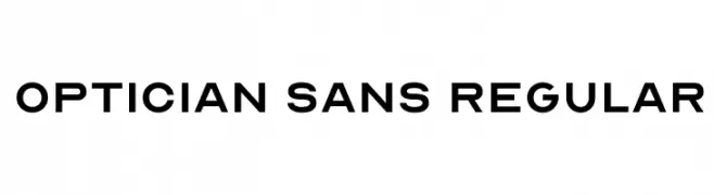 Optician Sans Regular  नि: शुल्क फ़ॉन्ट्स डाउनलोड