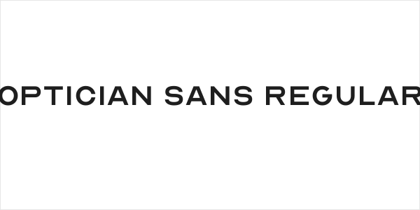 Optician Sans Regular Logo