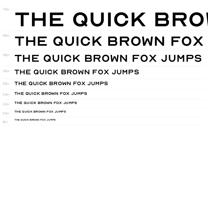 Optician Sans Regular Waterfall