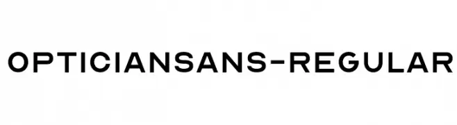 OpticianSans-Regular  नि: शुल्क फ़ॉन्ट्स डाउनलोड