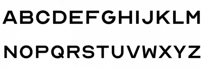 OpticianSans-Regular Caratteri MAIUSCOLE