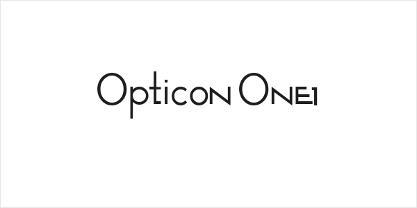 Opticon  One1 Logo